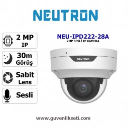 Neutron NEU-IPD222-28A 2mp Sesli Ip Dome Kamera